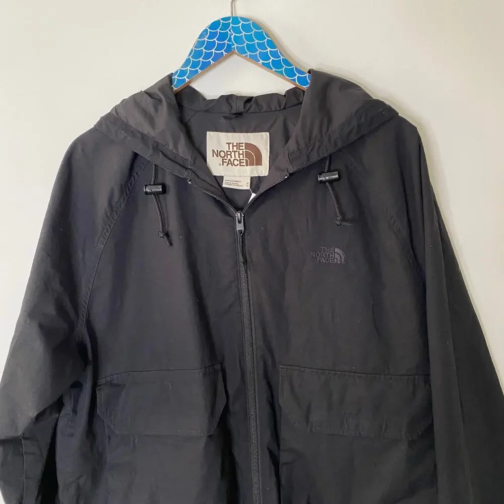 THE NORTH FACE Men’s Ripstop Wind Hoodie Jacket Black Size Medium